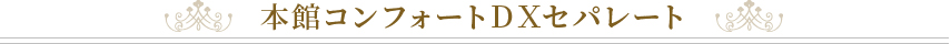 本館コンフォートDXセパレート